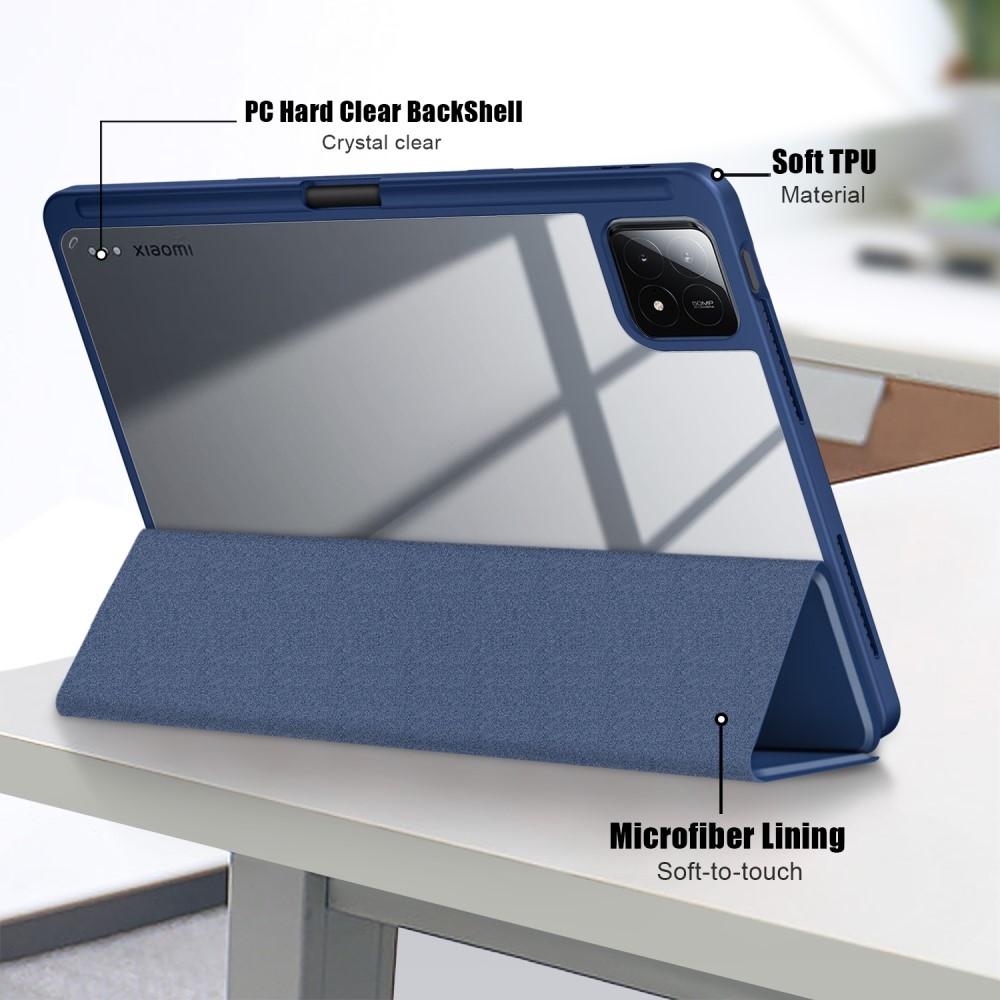 Ügyes záró tok Xiaomi Pad 6S Pro táblagéphez - kék