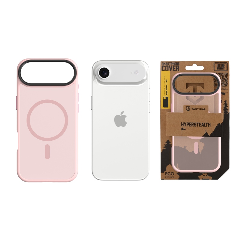 Taktikai MagForce Hyperstealth borító iPhone 17 Air rózsaszín párduchoz