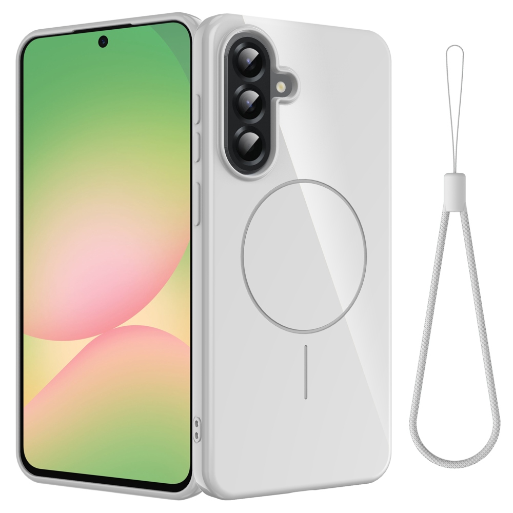 MagSafe zselés tok Samsung Galaxy A17 5G készülékhez - fehér