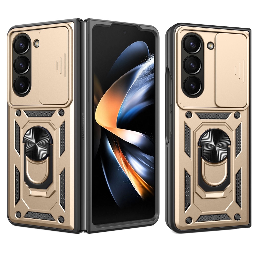 Csúszásálló borítás Samsung Galaxy Z Fold5 5G készülékhez - arany színű