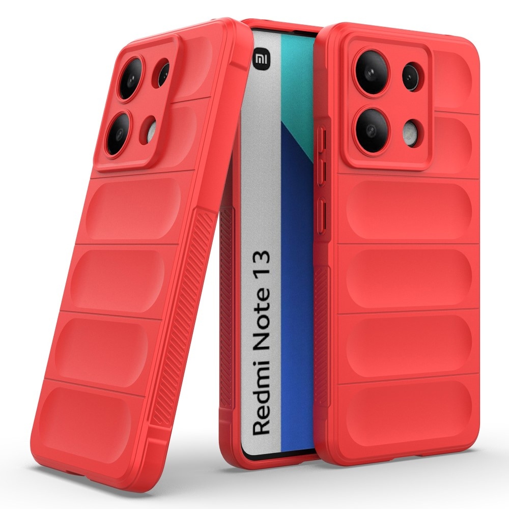 Rugg tartós zselés tok Xiaomi Redmi Note 13-hoz - piros