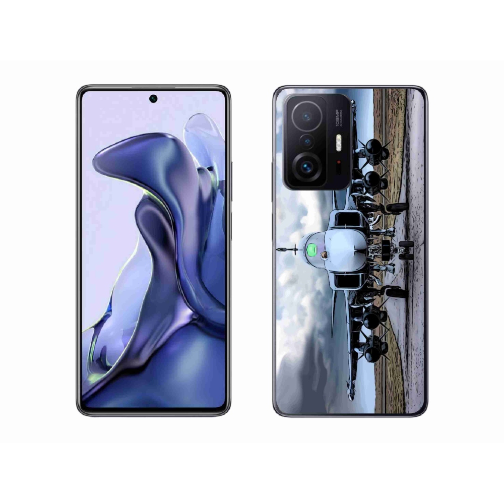 Gélburkolat mmCase a Xiaomi 11T számára - katonai repülőgépek