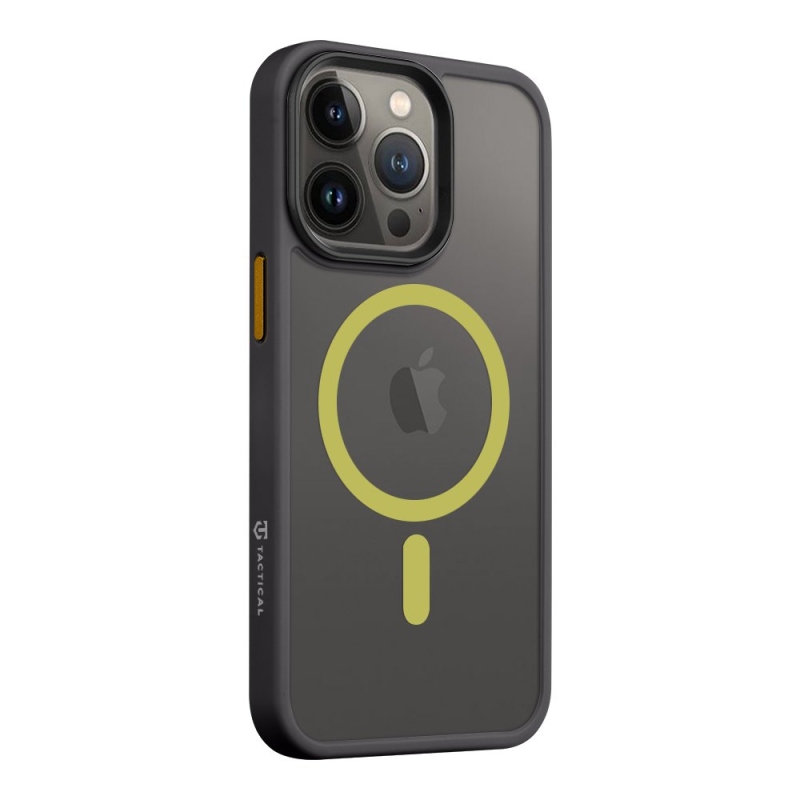 Taktikai MagForce Hyperstealth 2.0 borító iPhone 13 Pro fekete/sárga színű készülékhez