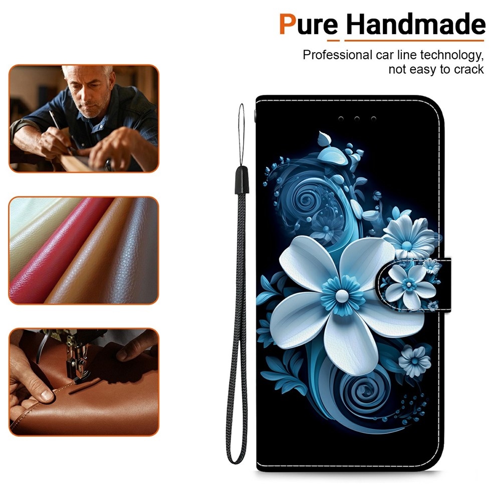 Sokoldalú könyvtáska Xiaomi 15T-hez - orchidea