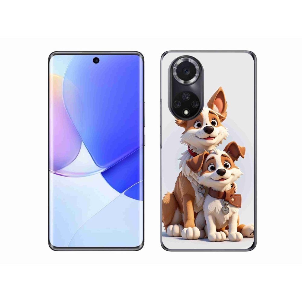 Zselés borítás mmCase a Honor 50 - rajzoló kutyákhoz