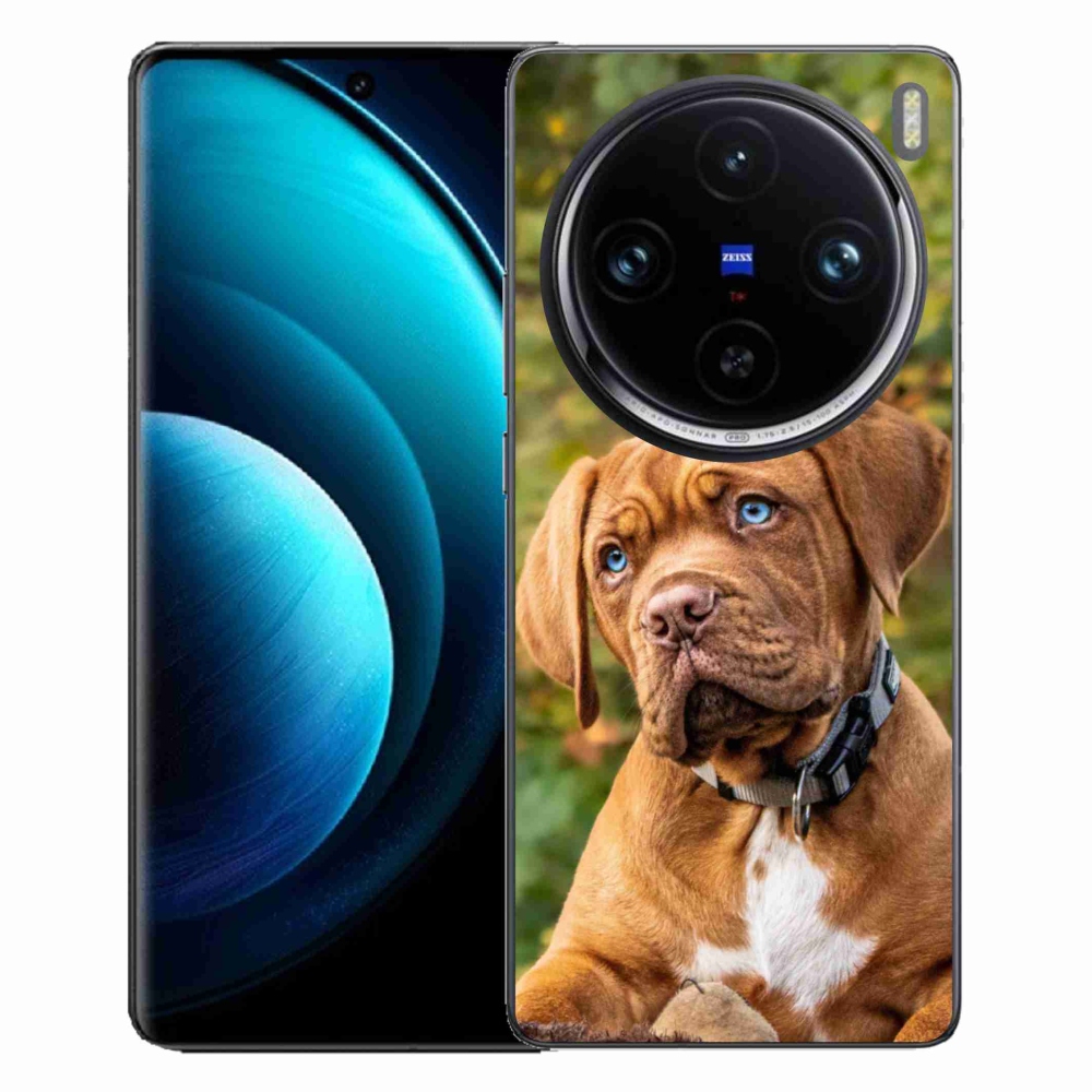 Zselés borítás mmCase a Vivo X100 Pro 5G készülékhez - kölyökkutyakék