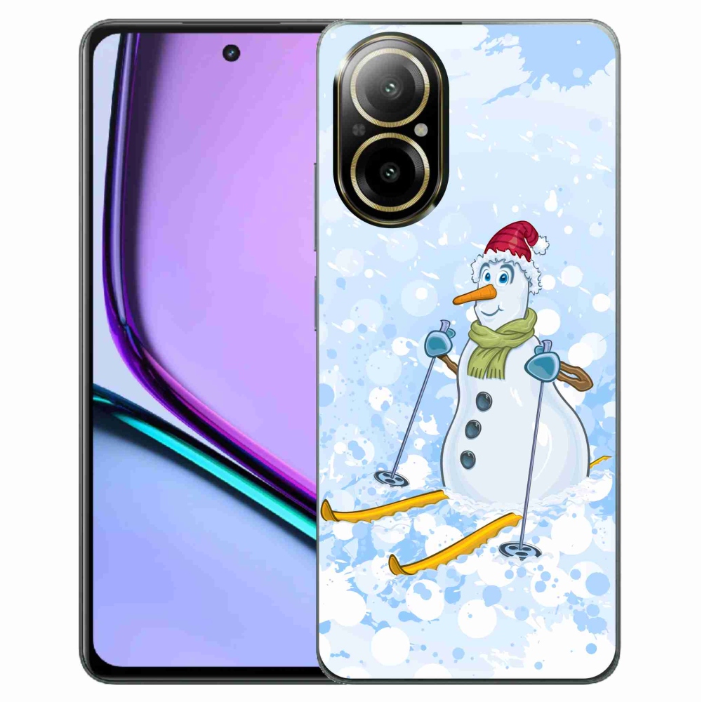 Gél borítás mmCase a Realme C67 készülékhez - hóember