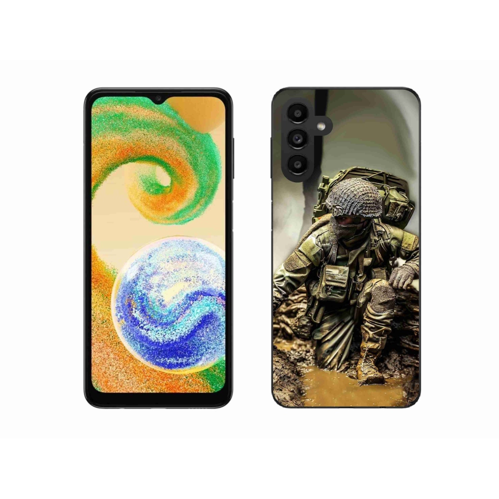Zselés borítás mmCase Samsung Galaxy A04s (164.7x76.7x9.1mm) - katona