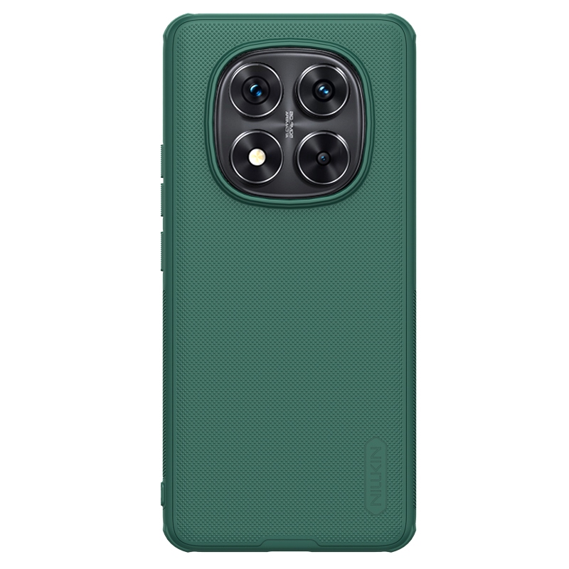 Nillkin Super Frosted PRO hátlap a Xiaomi Redmi Note 14 Pro+ 5G számára Sötétzöld