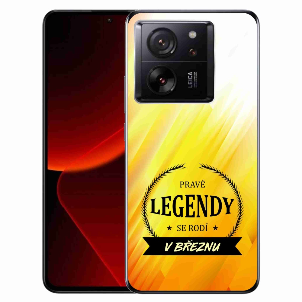 Gél borítás mmCase a Xiaomi 13T/13T Pro - Március legendái sárga háttérrel