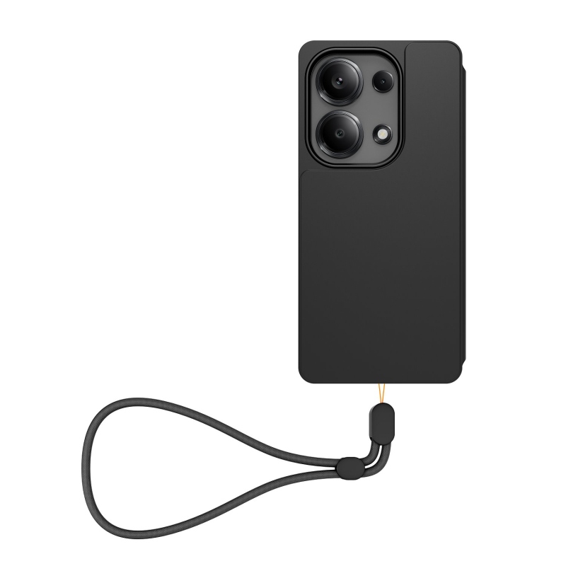 Készült Xiaomi Book tok Poutkemmel a Xiaomi Redmi Note 13 Pro 4G Fekete