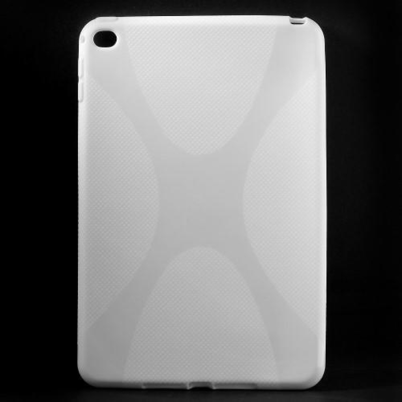 X-line zselés táblagéphüvely iPad mini 4 készülékhez - fehér