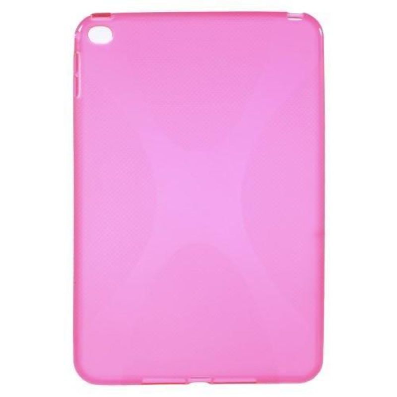 X-line zselés táblagéphüvely iPad mini 4 számára - rózsaszínű