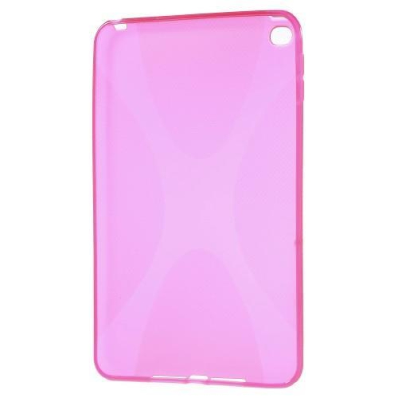 X-line zselés táblagéphüvely iPad mini 4 számára - rózsaszínű