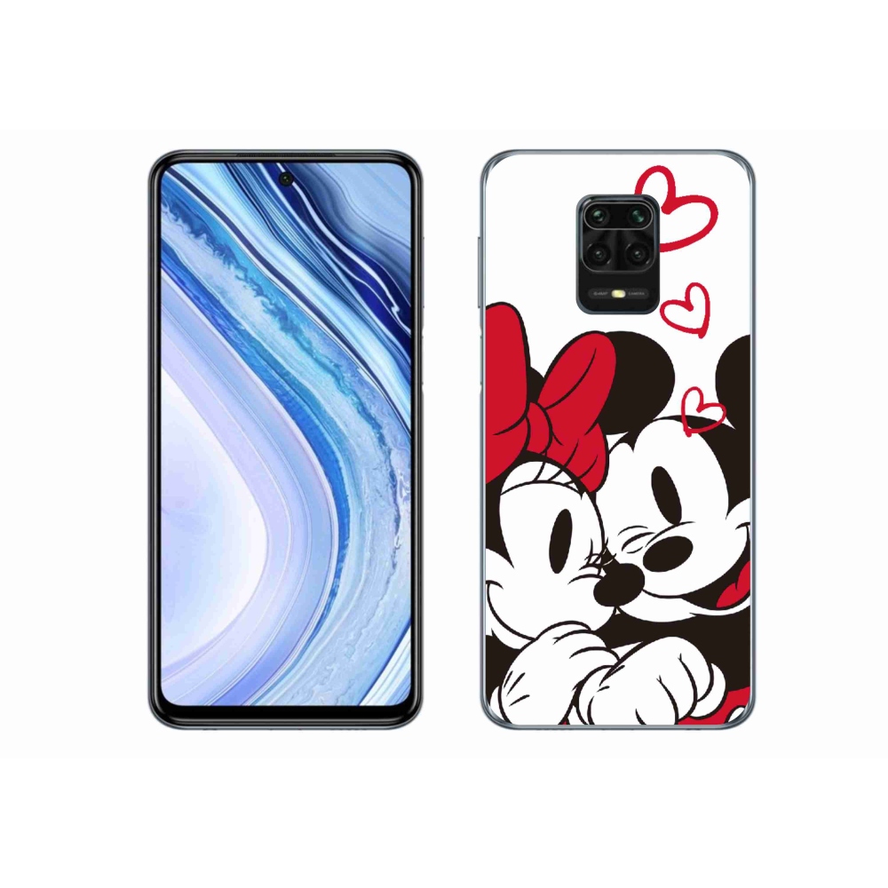 Gél borítás mmCase a Xiaomi Redmi Note 9S-hez - minnie és mickey