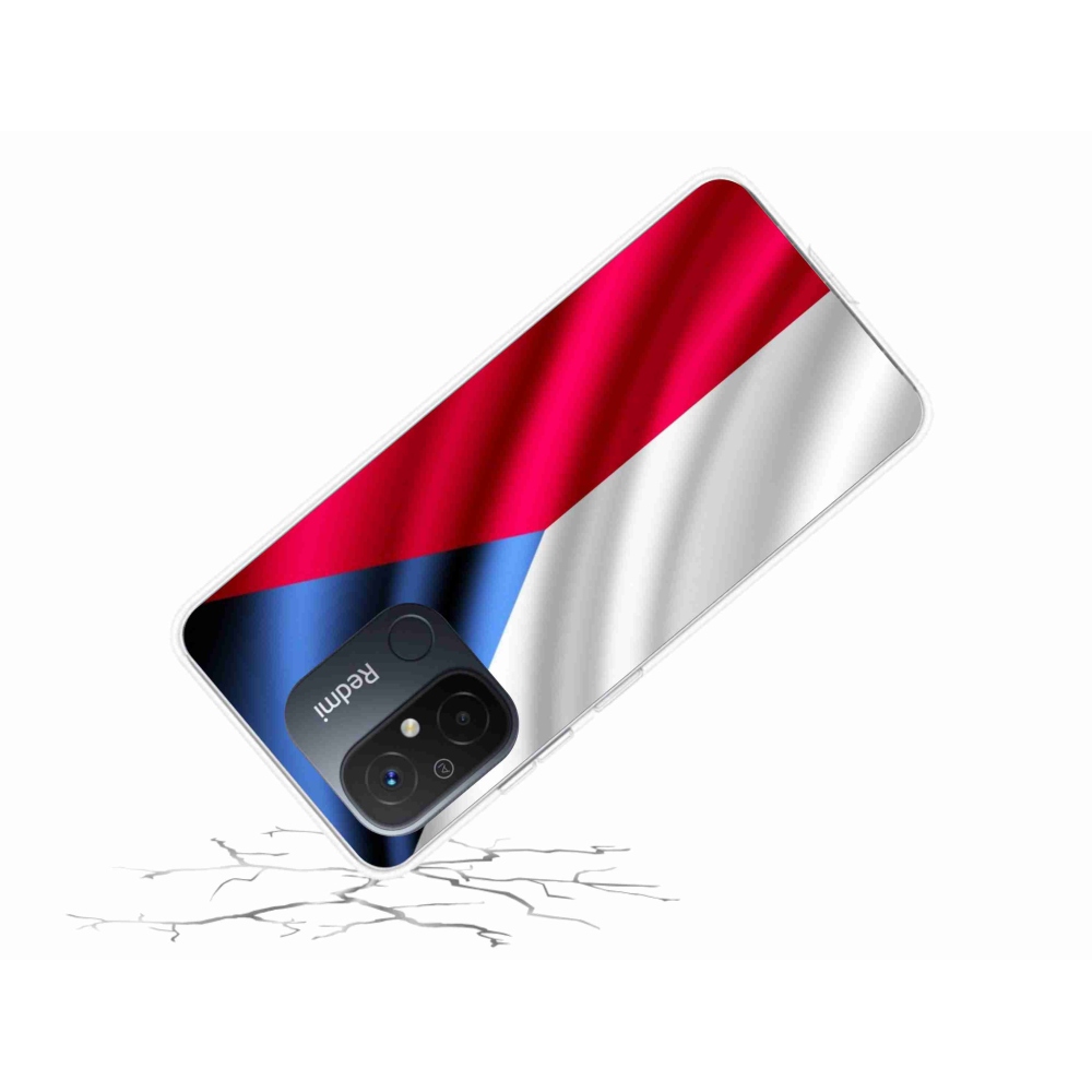Gél borítás mmCase a Xiaomi Redmi 12C számára - cseh zászló
