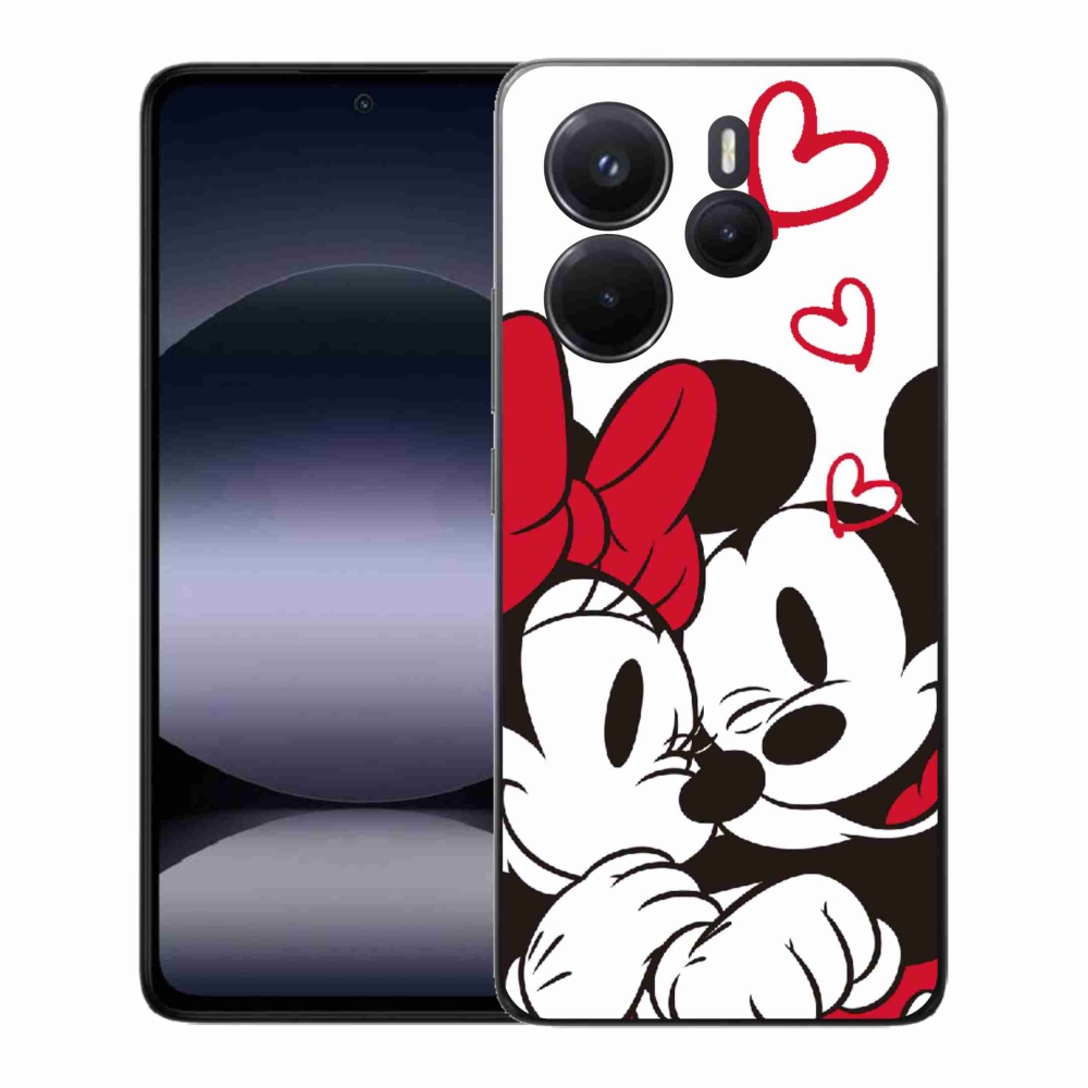 Gél borító mmCase a Xiaomi Redmi Note 14-hez - minnie és mickey