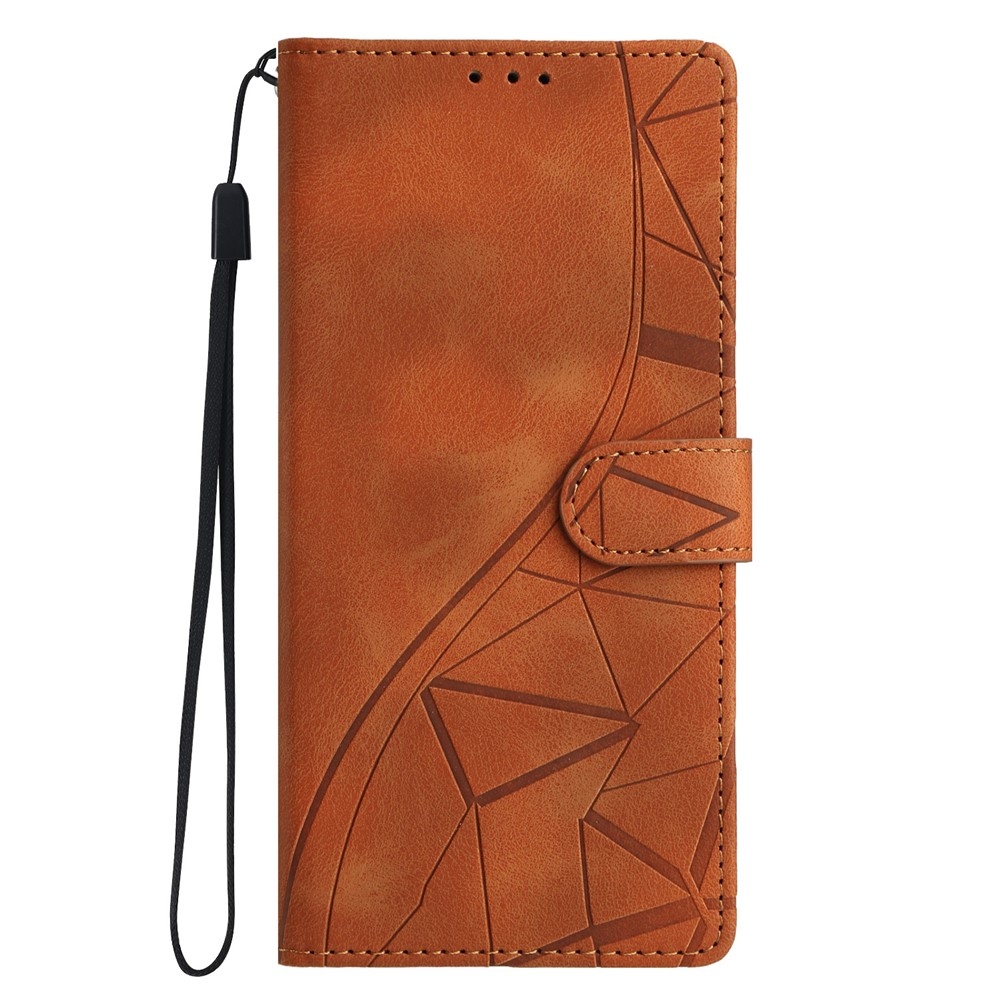 Háromszögek könyvtáska Xiaomi 15T Pro-hoz - barna