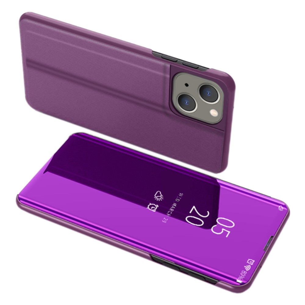 Felületi zárófedél matt előlappal iPhone 15 készülékhez - világos lila