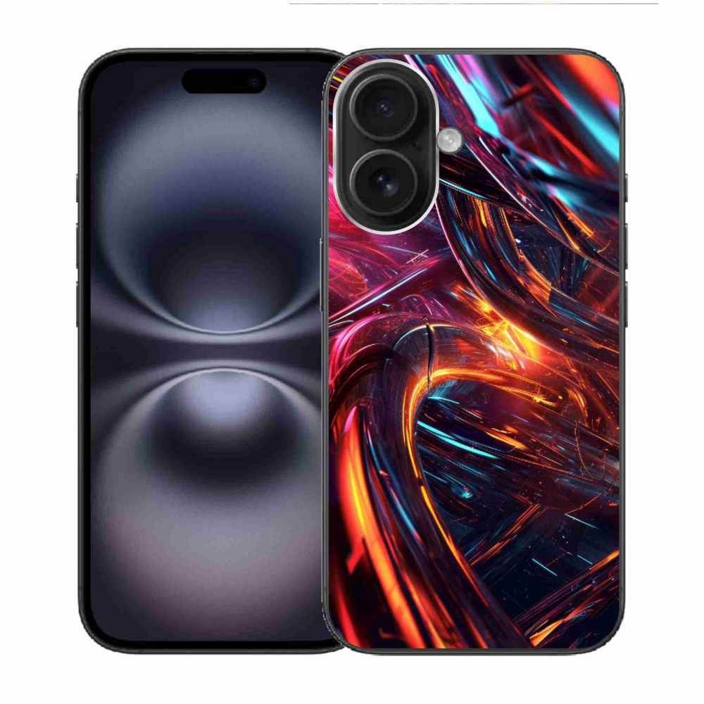 Gél borítás mmCase iPhone 16-hoz - absztrakt motívum 10