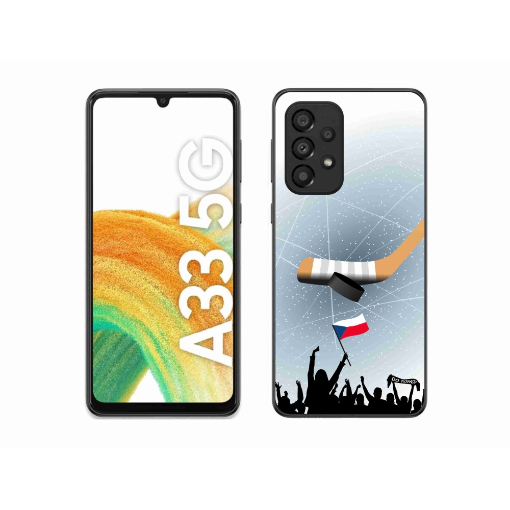 Gél borítás mmCase Samsung Galaxy A33 5G - jégkorong rajongóknak