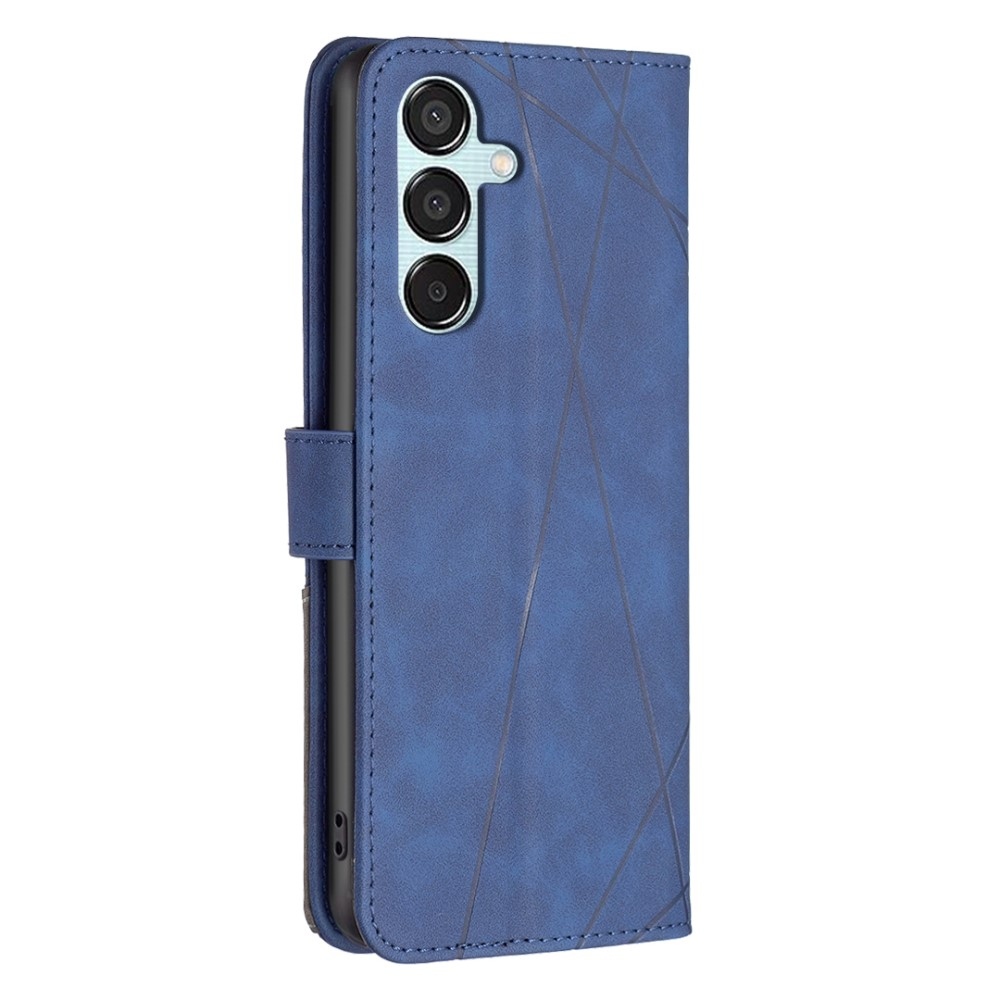 BINFEN könyvtáska Samsung Galaxy M15 5G - kék