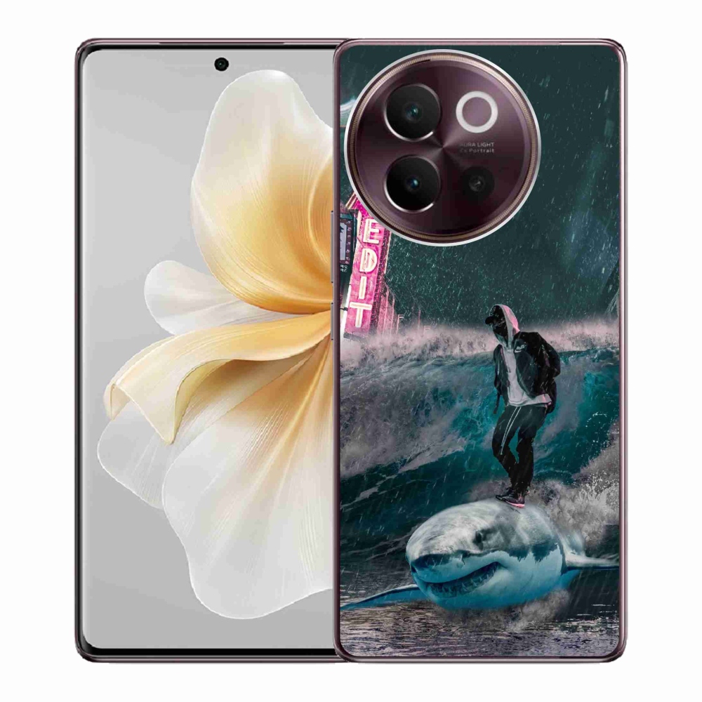 Gél borítás mmCase a Vivo V40 Lite 5G készülékhez - cápa
