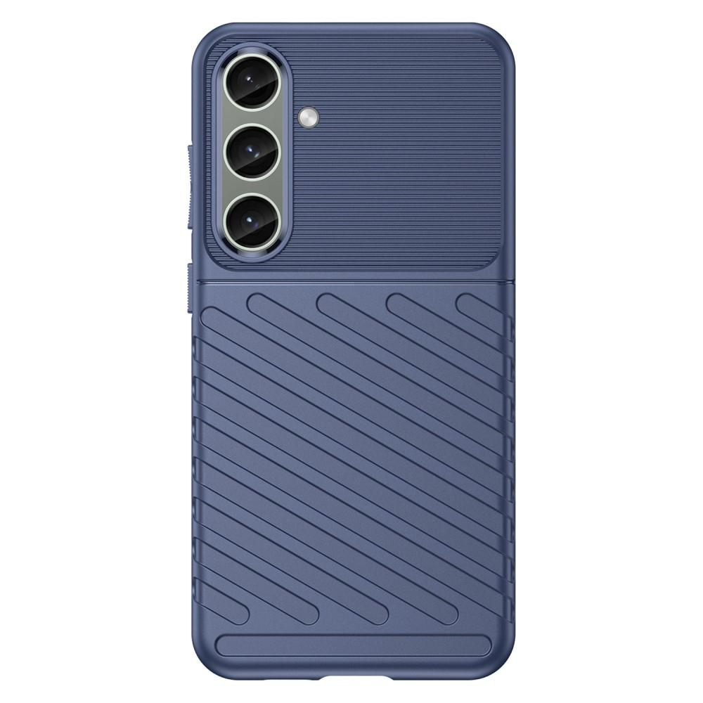 Thunder tartós zselés tok Samsung Galaxy S24+/S25+ készülékhez - kék