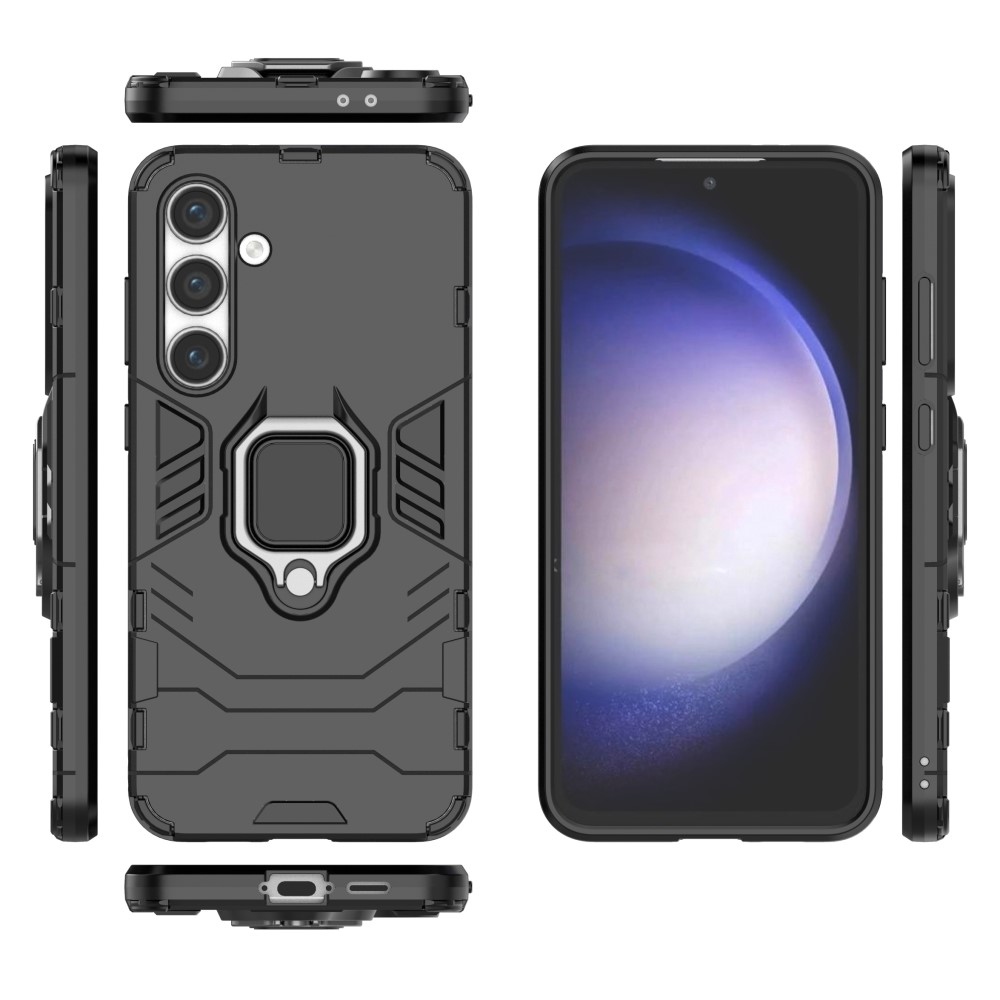 Guardy tartós borító Samsung Galaxy S24 FE készülékhez - fekete