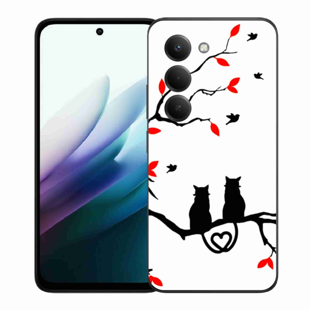 Gél borítás mmCase a Xiaomi Redmi 15 4G/5G (171mm) - macska szeretethez