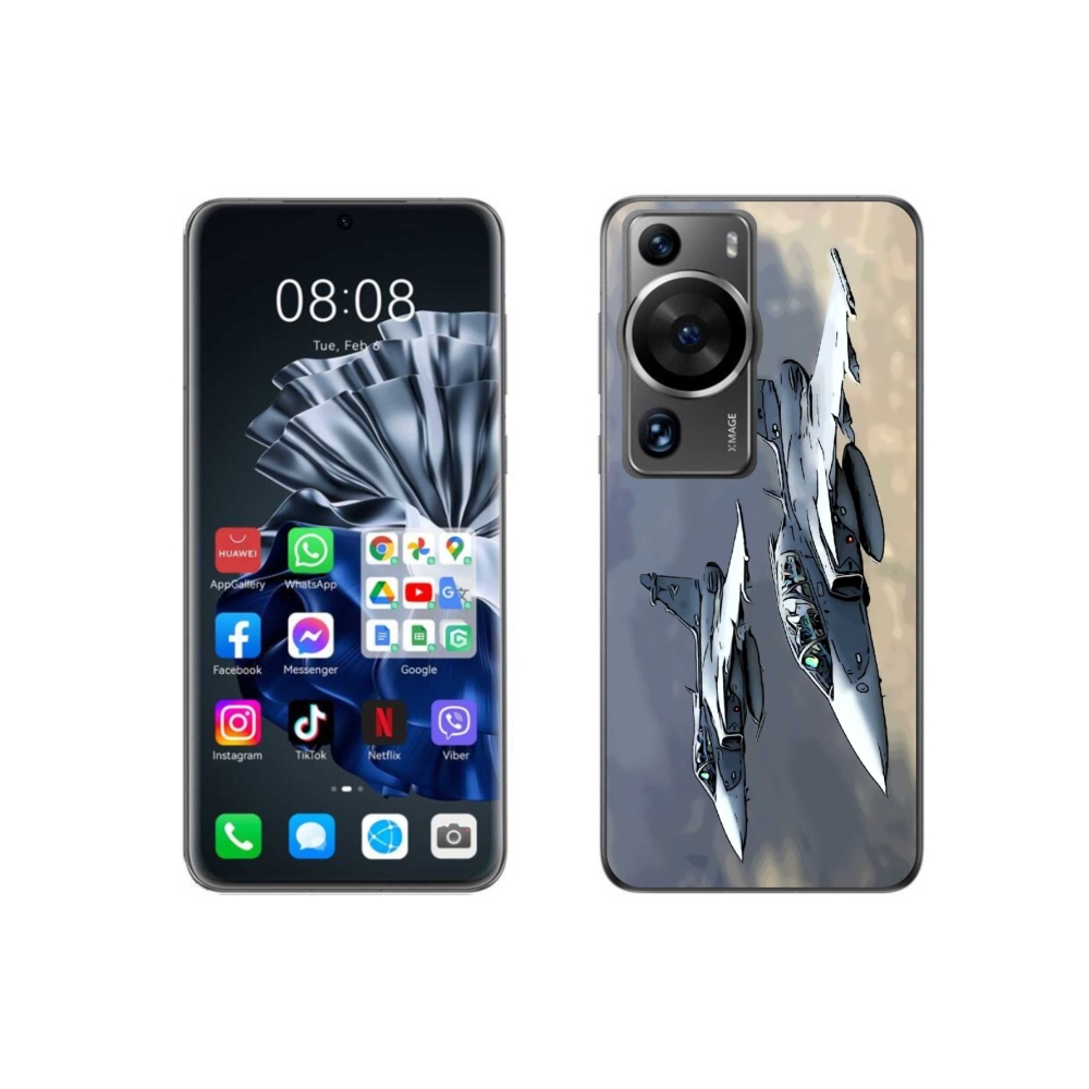 Gél borítás mmCase a Huawei P60 Pro számára - harcosok