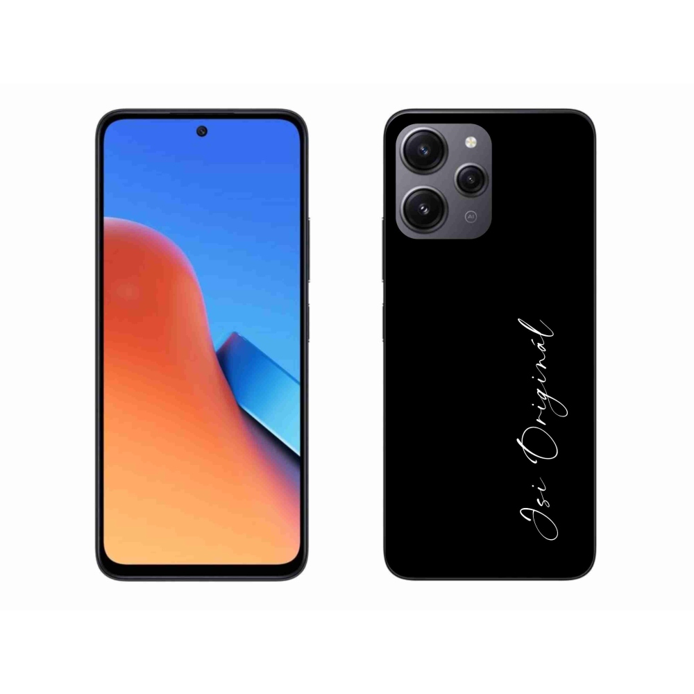 Gél borító mmCase a Xiaomi Redmi 12 - te vagy az eredeti fekete háttérrel