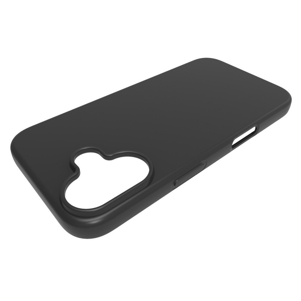 Fekete zselés tok iPhone 16 készülékhez