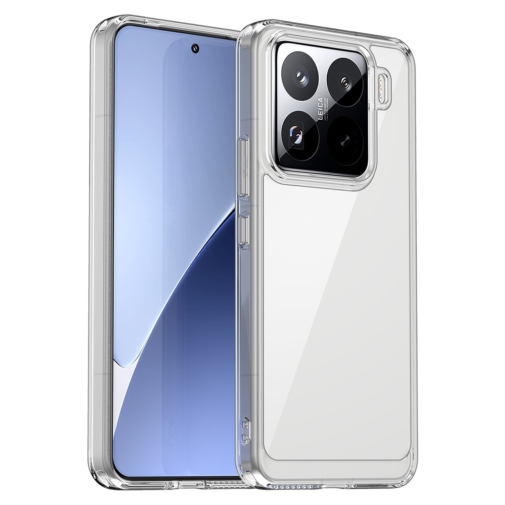 Gél tok fix hátlappal Xiaomi 15 Pro - átlátszó