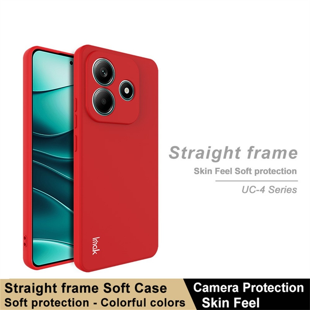 IMK zselés tok Xiaomi Redmi Note 14 5G - piros