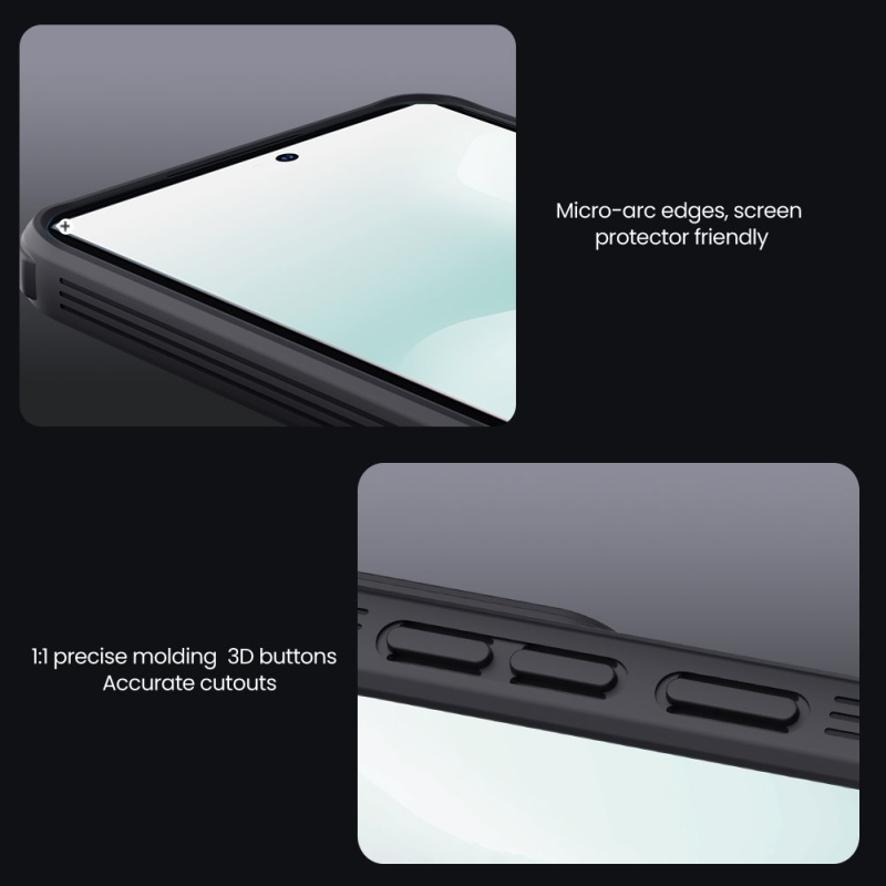 Nillkin CamShield PRO mágneses hátlap a Poco F7-hez Fekete