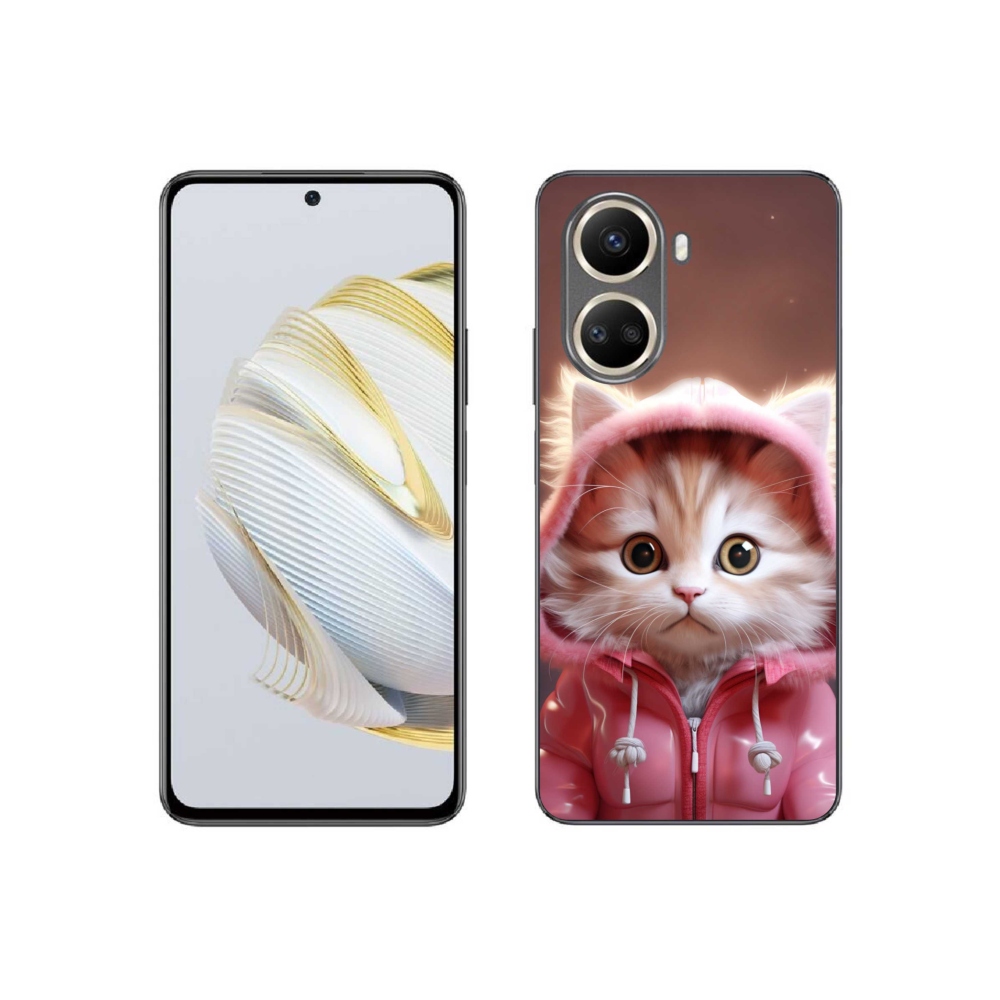 Gél borító mmCase a Huawei Nova 10 SE-hez - aranyos cica 3
