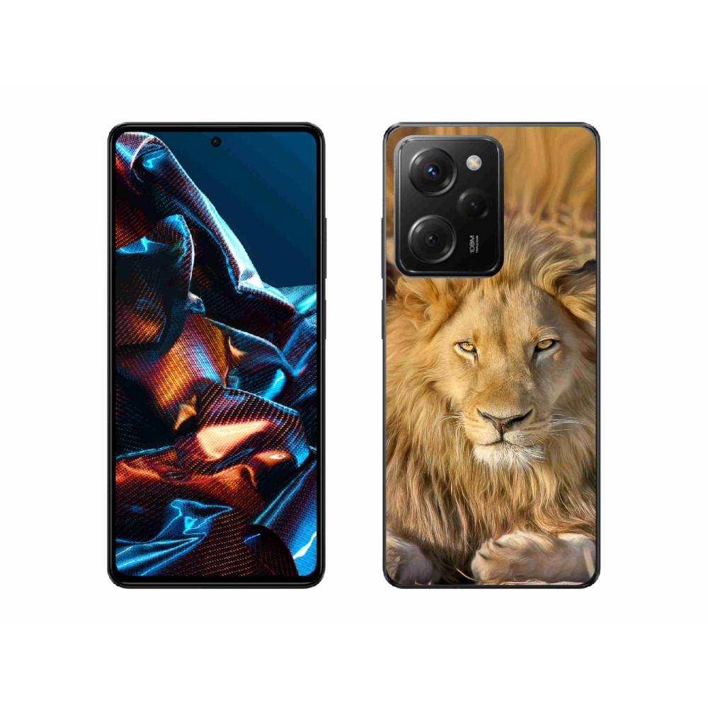 Gél borítás mmCase a Xiaomi Poco X5 Pro 5G - Lion 2 számára