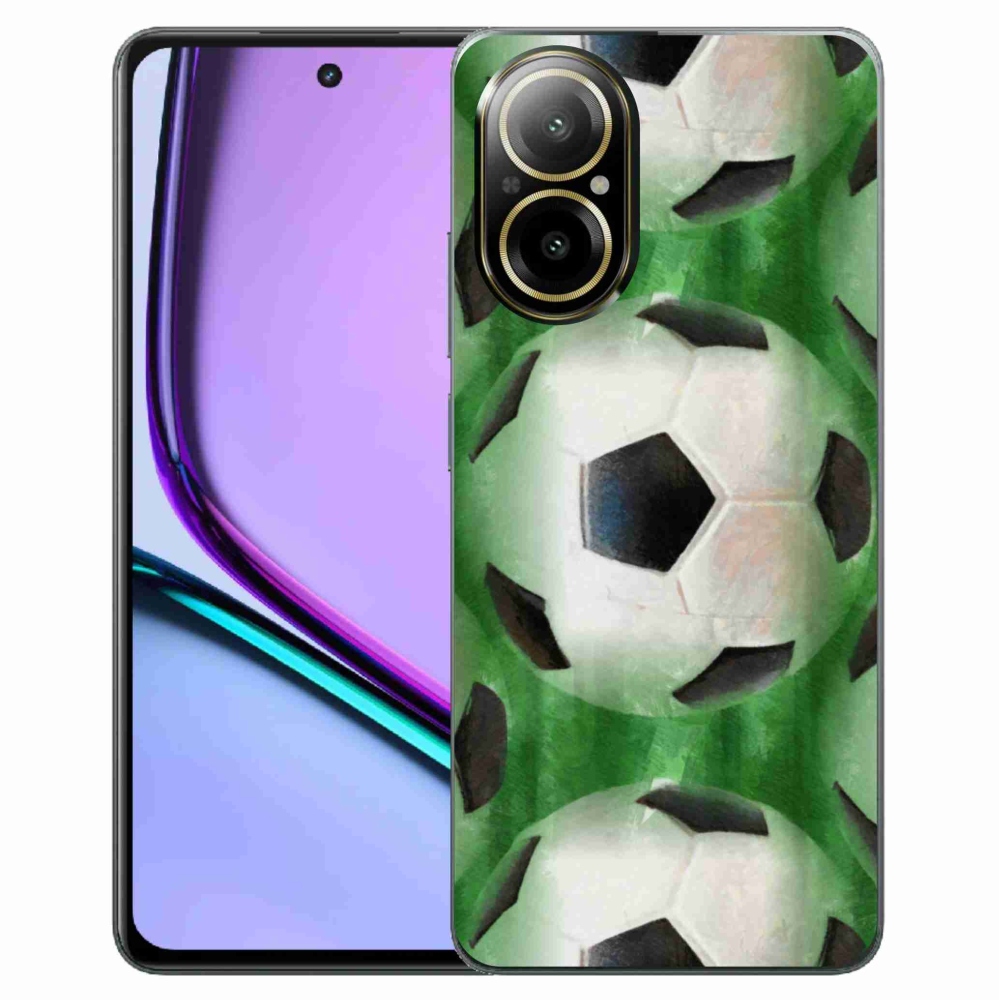 Gél borítás mmCase a Realme C67 készülékhez - focilabda