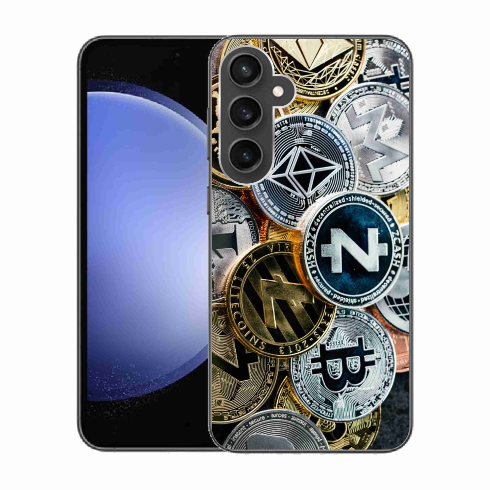 Gél borítás mmCase Samsung Galaxy S23 FE készülékhez - kriptovaluták
