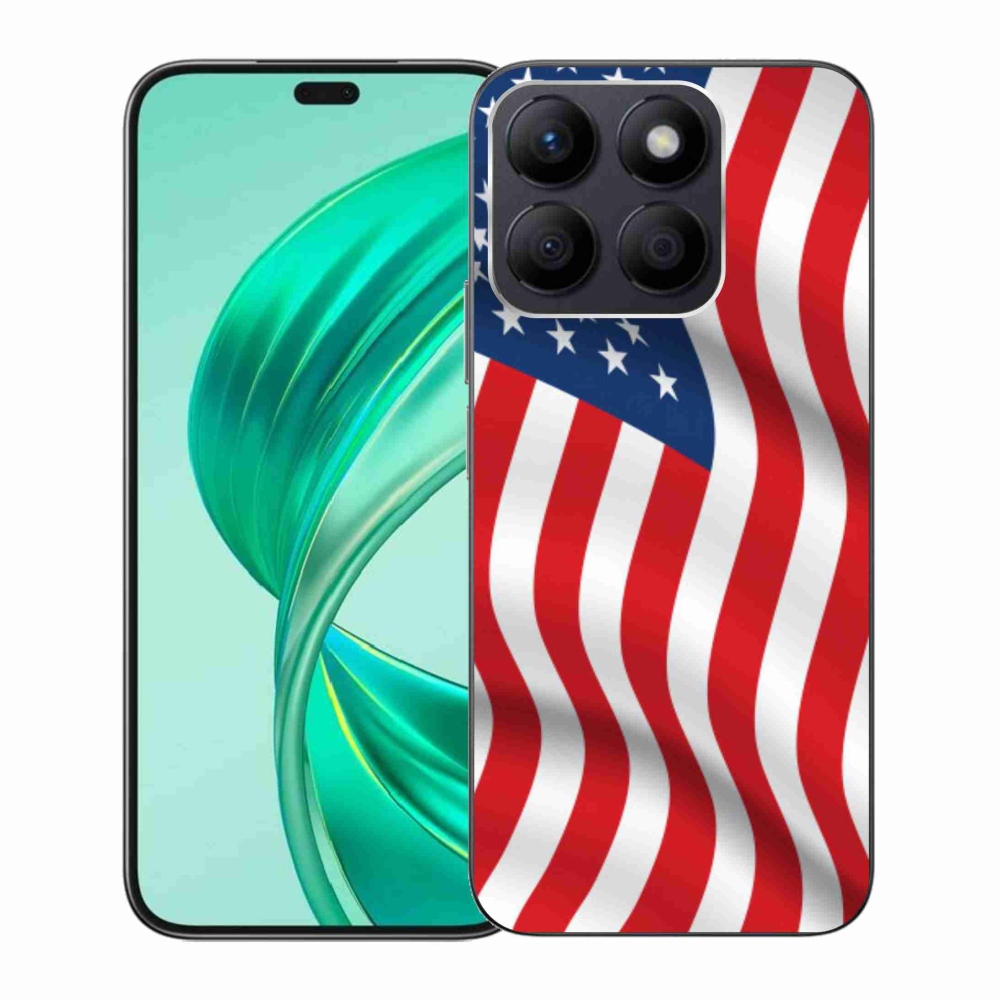 Gél borító mmCase a Honor X8b készülékhez - amerikai zászló
