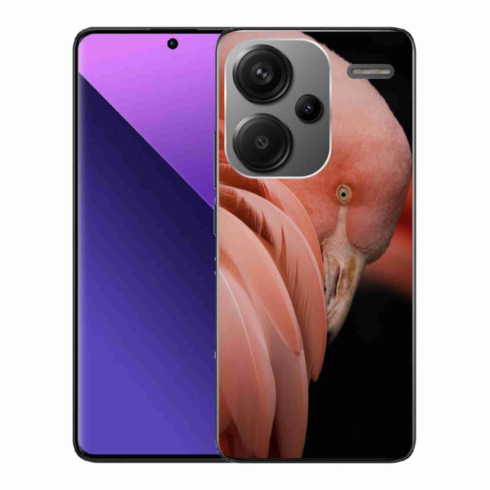 Gél borítás mmCase a Xiaomi Redmi Note 13 Pro+ 5G számára - flamingó 3