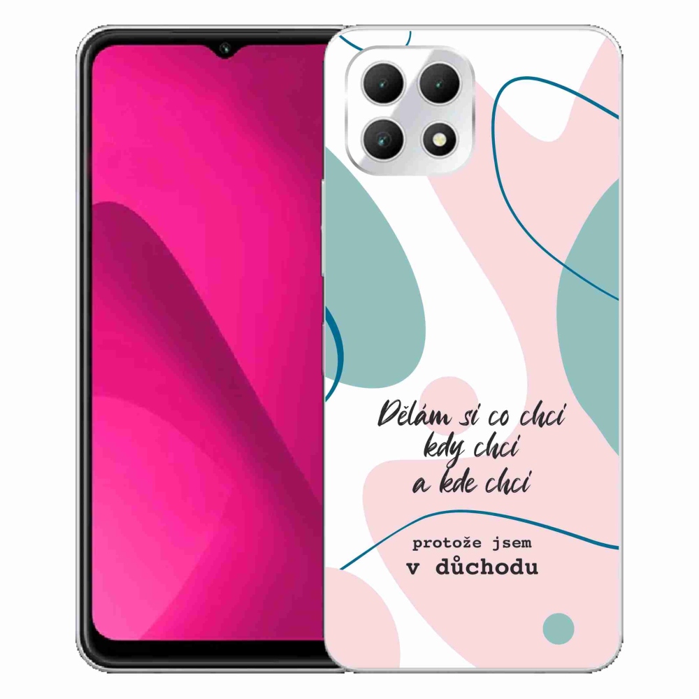 Gél borító mmCase a T-Mobile T Phone 2 készülékhez - vicces szöveg 10 fehér háttér