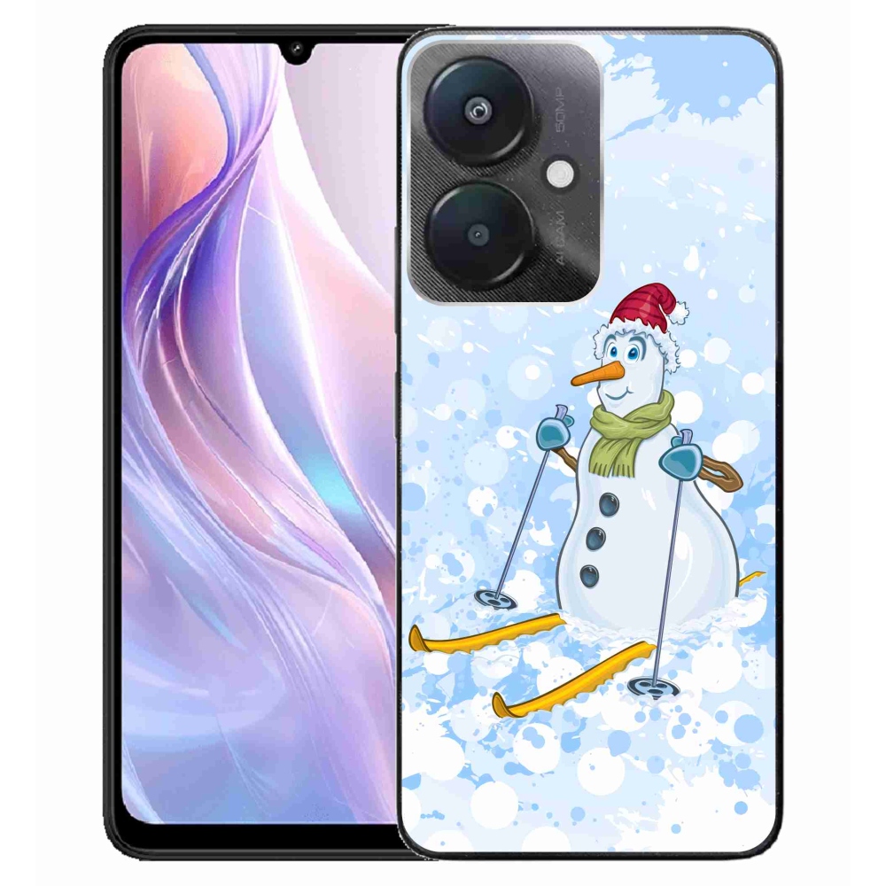 Gél borítás mmCase a Xiaomi Redmi 13C 5G számára - hóember