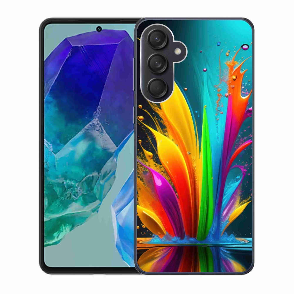 Zselés borító mmCase Samsung Galaxy M55 5G - absztrakt motívum 1