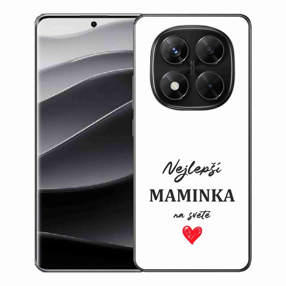 Gél borító mmCase a Xiaomi Redmi Note 14 Pro 5G/Poco X7 5G - legjobb anya 1 fehér háttérrel
