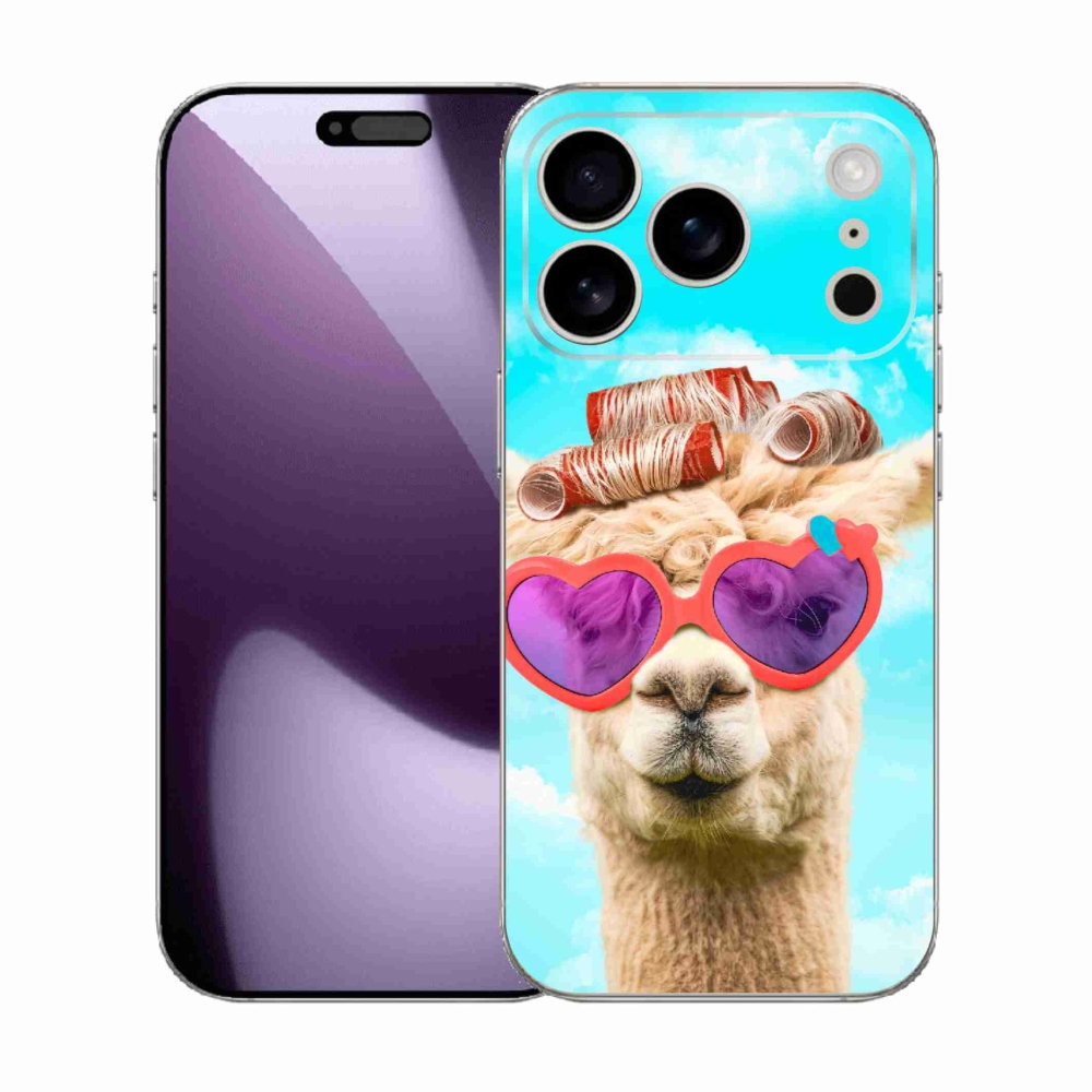 Zselés borítás mmCase iPhone 17 Pro készülékhez - szemüveges láma