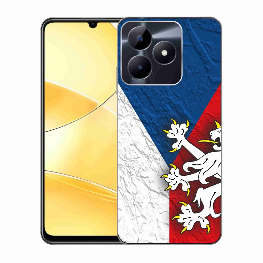 Zselés borító mmCase a Realme C51/C53 készülékhez - cseh zászló 1