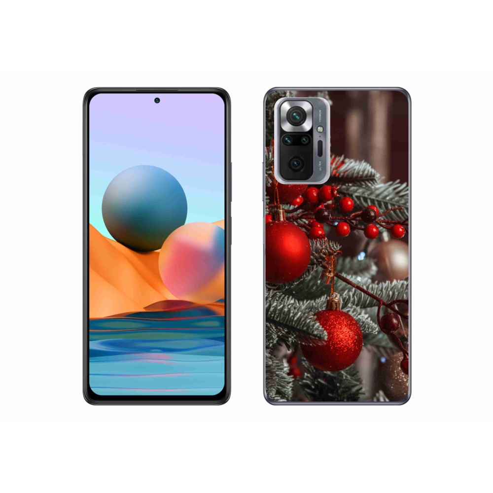 Gél borítás mmCase a Xiaomi Redmi Note 10 Pro számára - karácsonyi dekorációk 2
