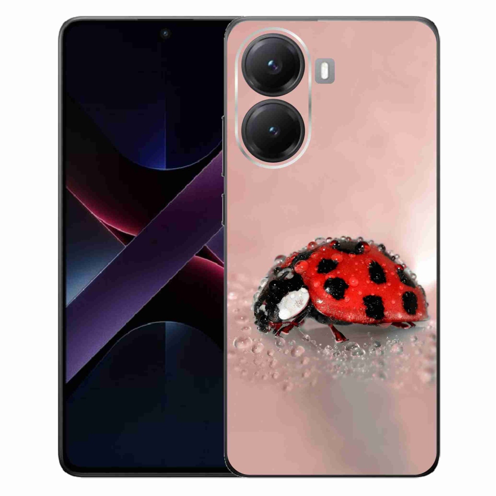 Gél borítás mmCase a Xiaomi Poco X7 Pro 5G számára - katicabogár